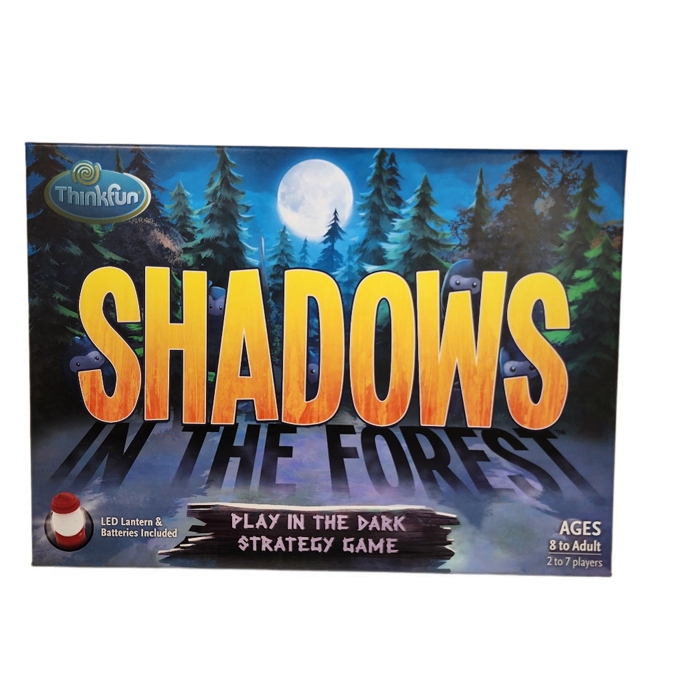 Board Game ThinkFun Shadows in The Forest - Unique Play-in-The-Dark .